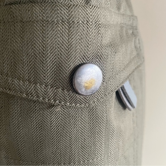 SNOWBOARD Firefly Zippered Button Down Utility Winter Jacket | Olive Gre… - Picture 8 of 8